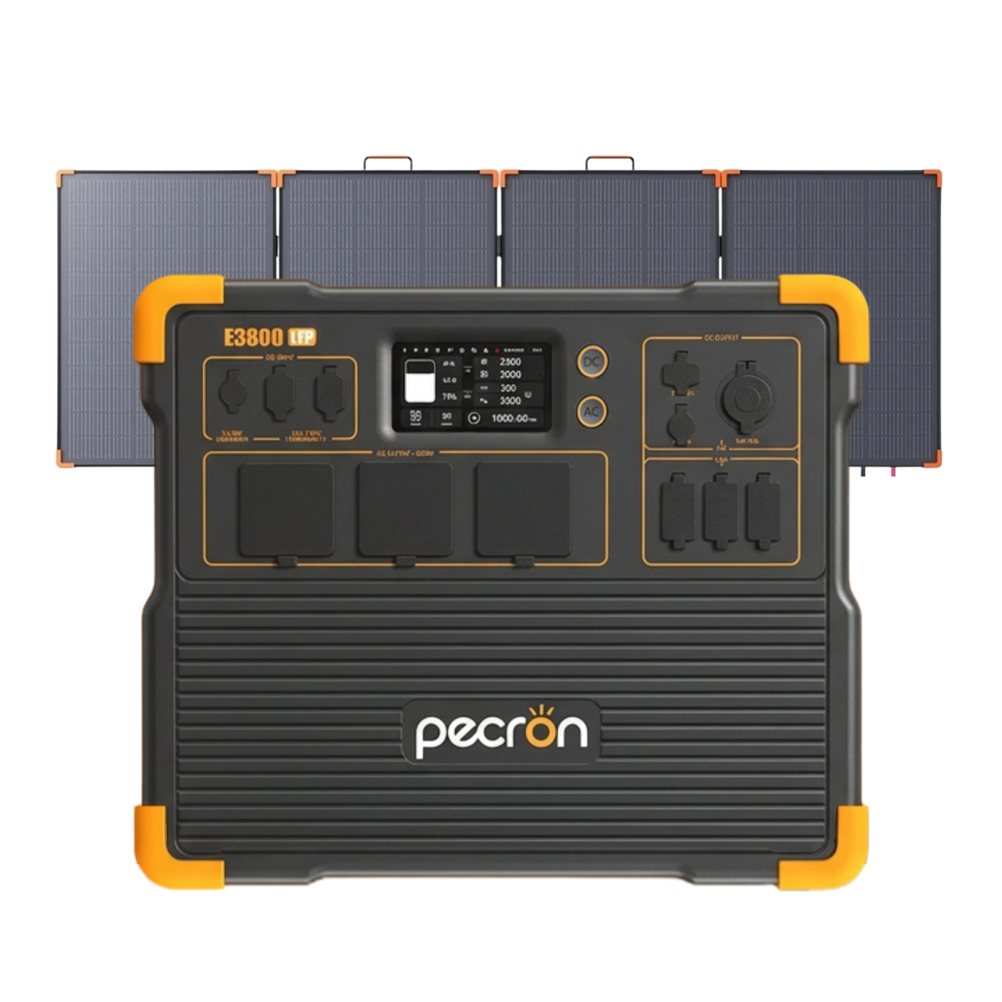 PECRON E3800LFP + Panel Solar Plegable ZOUPW 350W