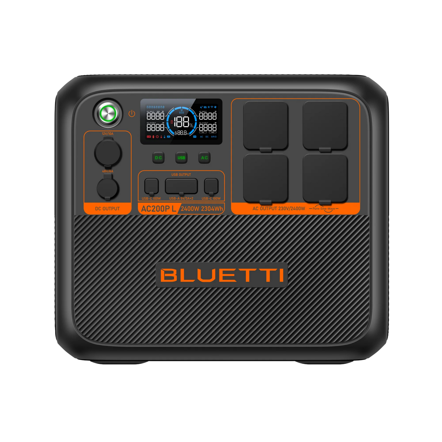 BLUETTI AC200P L Estación de energía expandible | 2.400 W 2.304 Wh