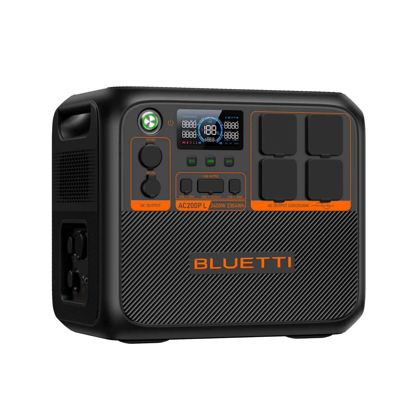 BLUETTI AC200P L Estación de energía expandible | 2.400 W 2.304 Wh