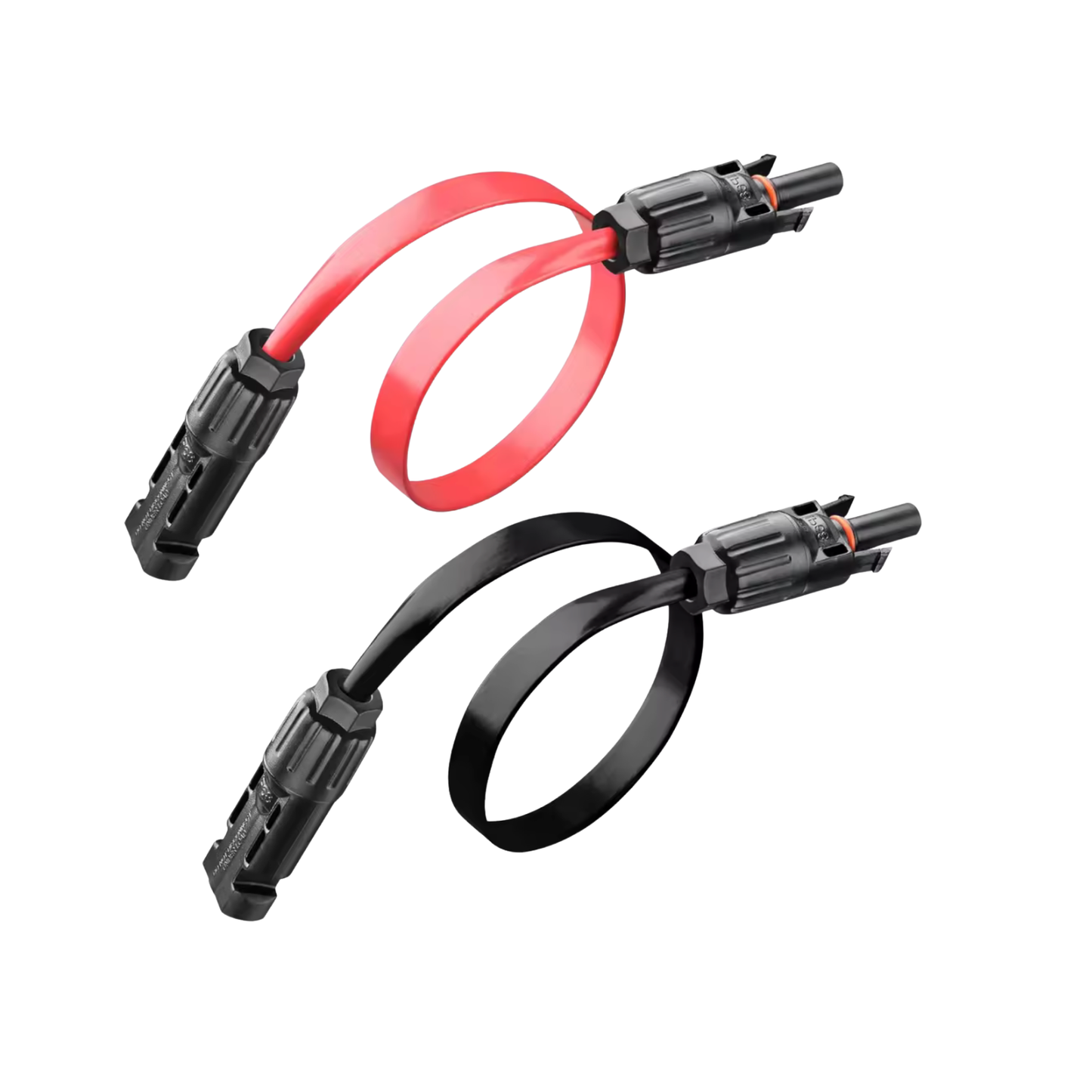 Cable Solar Plano 12AWG para paso por Ventana o Puerta 65 cm