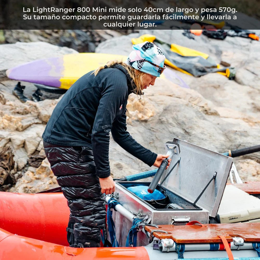 LightRanger 800 Mini | Iluminación portátil telescópica LED Compacta 800 Lúmenes, portátil y eficiente