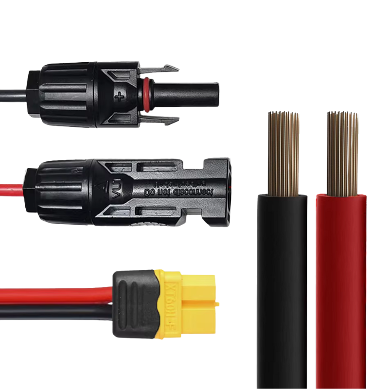 Adaptador Solar MC4 a XT60 (0,6 m) | Cable de Conexión para Estaciones de Energía y Paneles Solares