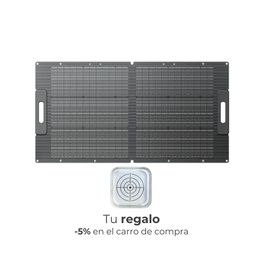 BLUETTI PV100 Panel Solar 100W | Liviano y Fácil de Llevar para Camping, Viajes y Aventuras