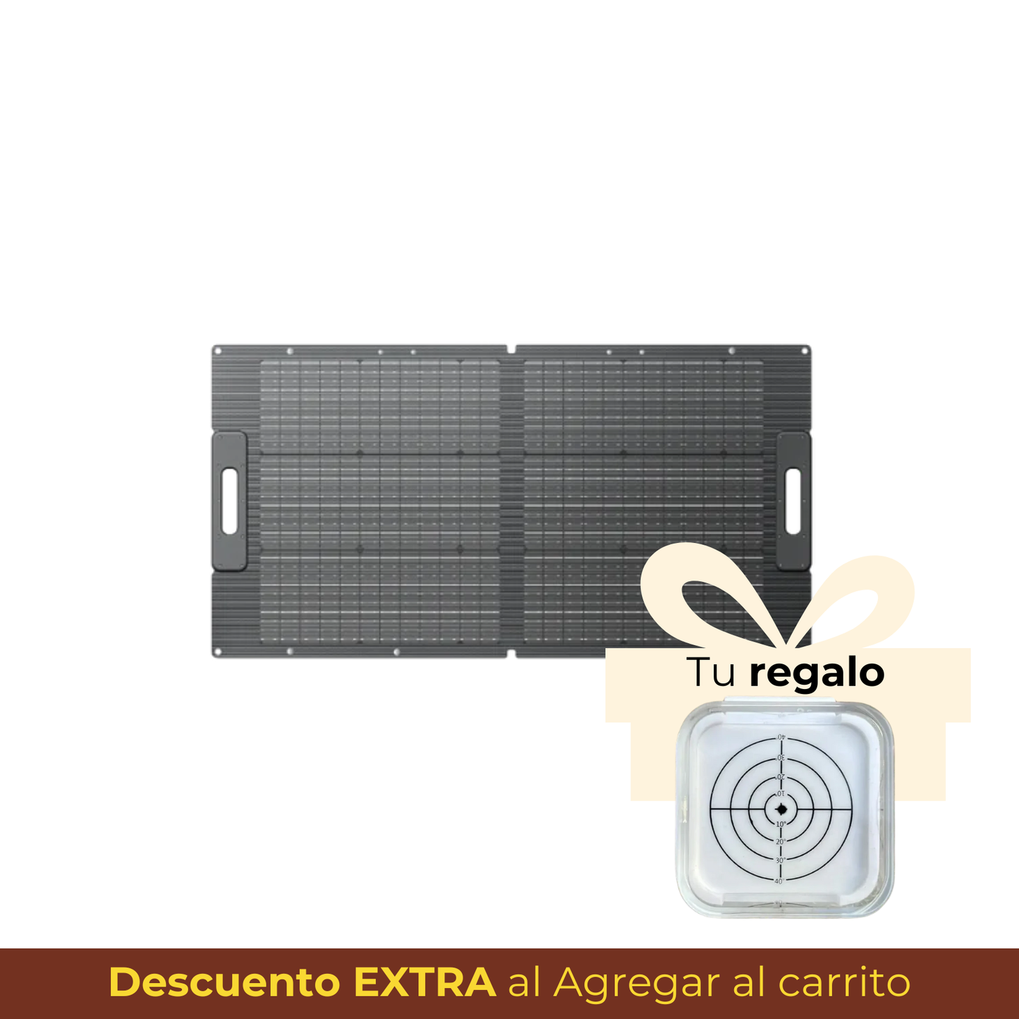 BLUETTI PV100 Panel Solar 100W | Liviano y Fácil de Llevar para Camping, Viajes y Aventuras