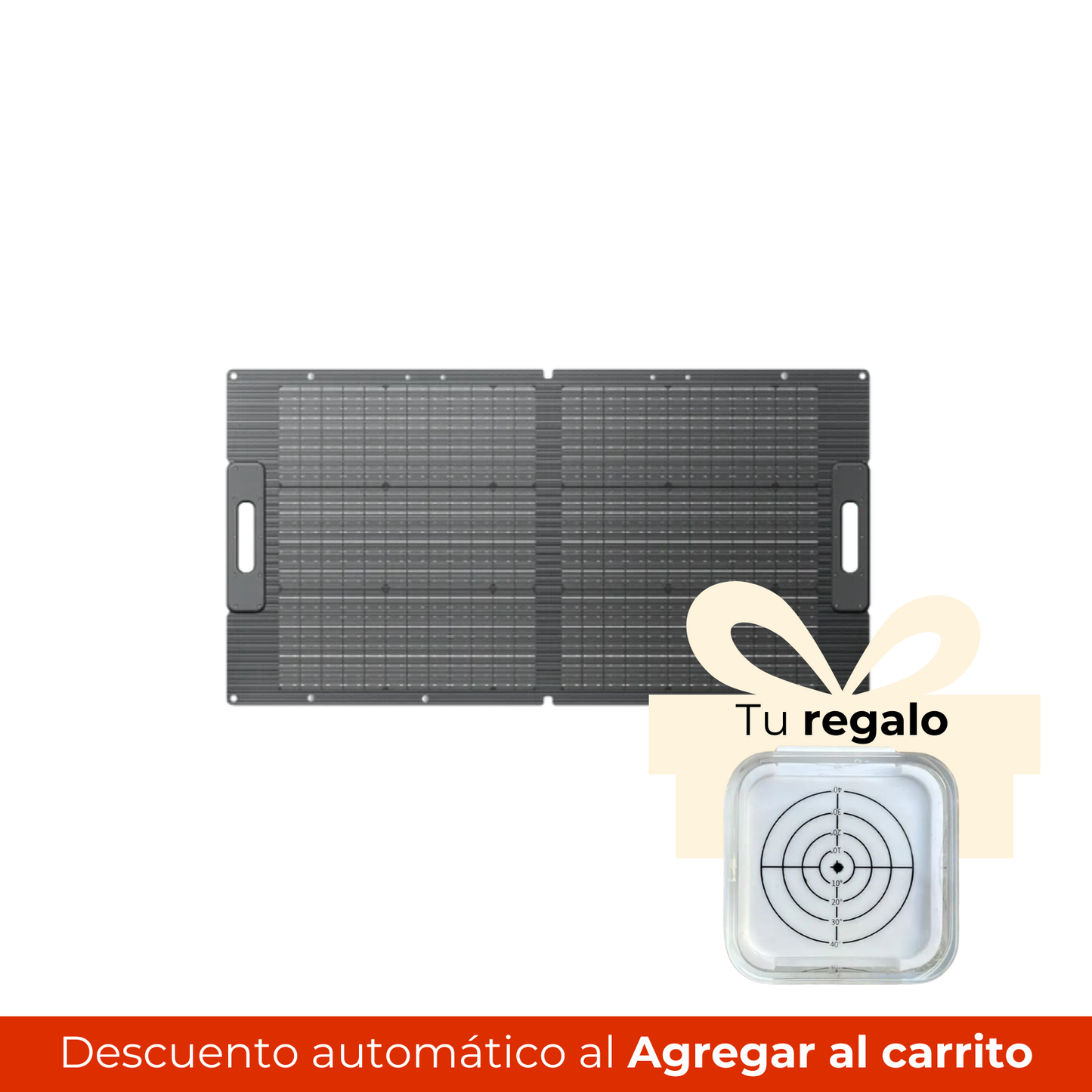 BLUETTI PV100 Panel Solar 100W | Liviano y Fácil de Llevar para Camping, Viajes y Aventuras