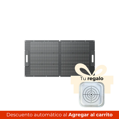 BLUETTI PV100 Panel Solar 100W | Liviano y Fácil de Llevar para Camping, Viajes y Aventuras