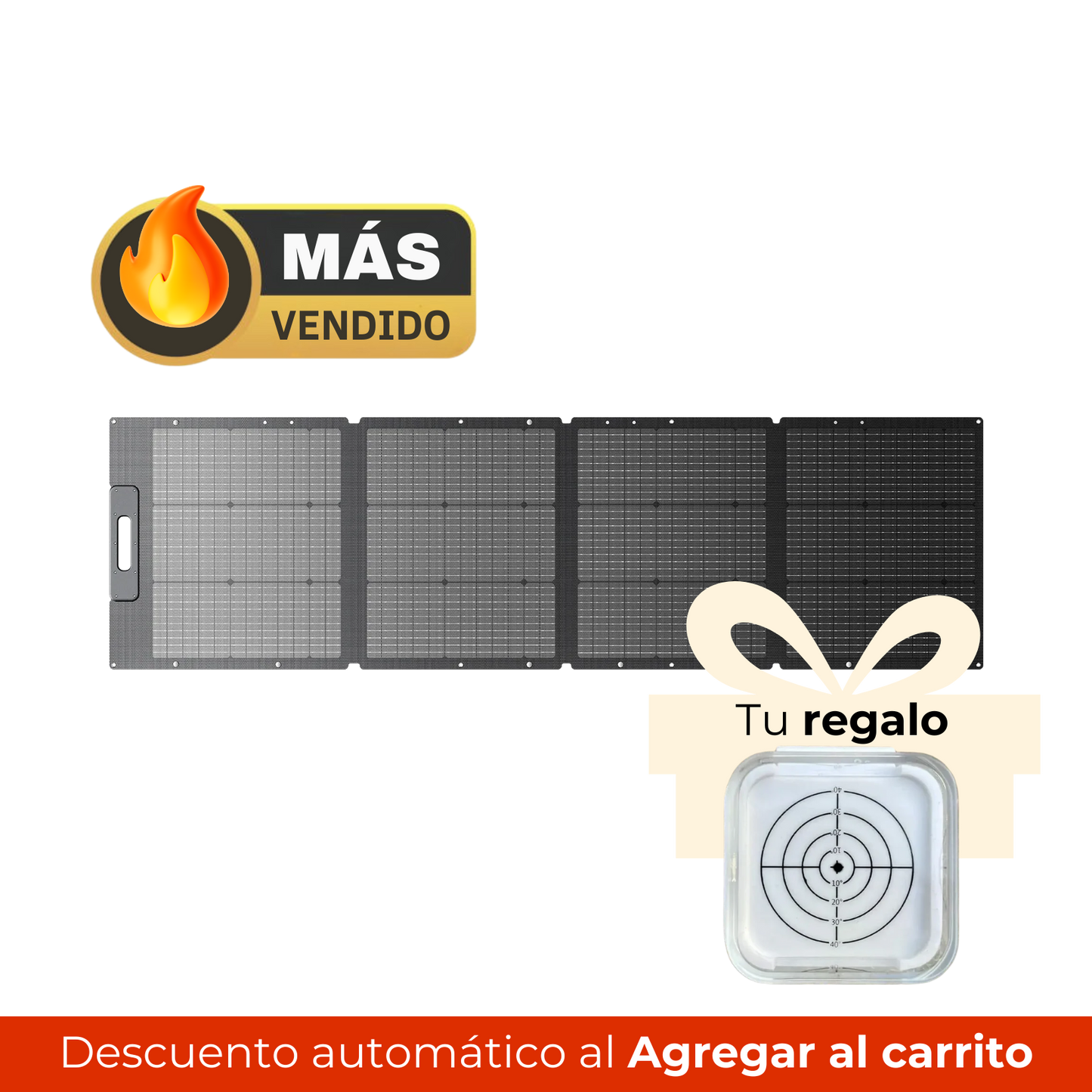 BLUETTI PV200 Panel Solar Plegable 200W | Diseño Compacto | Recarga Rápida para Estaciones BLUETTI