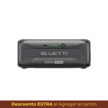 BLUETTI B300K Batería de Expansión 2764Wh LiFePO₄ | Compatible con APEX 300 | Energía de Respaldo