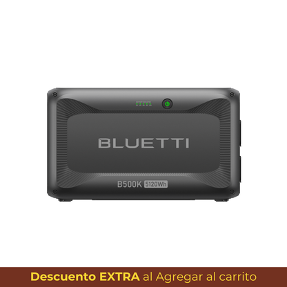 BLUETTI B500K Batería de Expansión 5120Wh LiFePO₄ | Compatible con APEX 300 | Energía de Respaldo