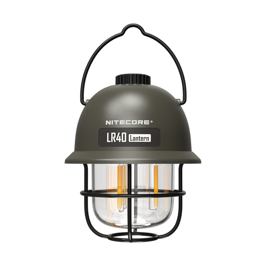 Linterna de Camping Recargable Nitecore LR40 – Luz LED 360°, Retro y Potente