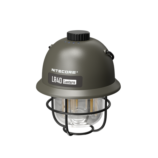 Linterna de Camping Recargable Nitecore LR40 – Luz LED 360°, Retro y Potente
