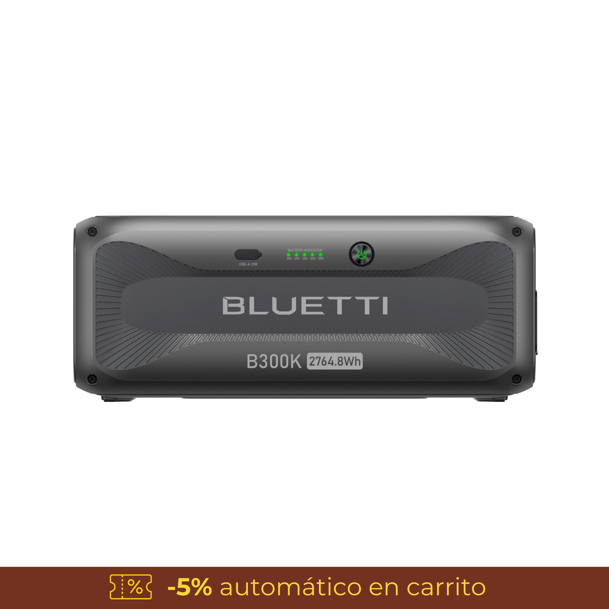 BLUETTI B300K Batería de Expansión 2764Wh LiFePO₄ | Compatible con APEX 300 | Energía de Respaldo