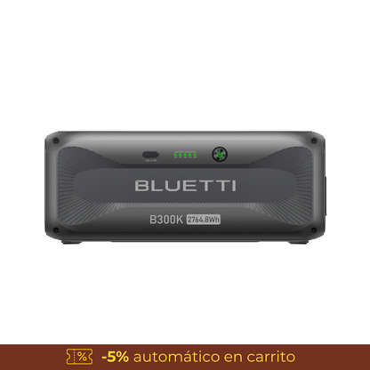 BLUETTI B300K Batería de Expansión 2764Wh LiFePO₄ | Compatible con APEX 300 | Energía de Respaldo