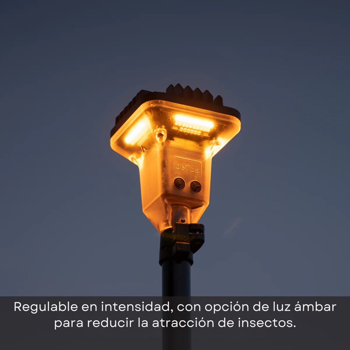 [PREVENTA] Devos LightRanger 2000 | Iluminación portátil telescópica LED 2000 Lúmenes con Bluetooth, Luz Blanca, Ámbar y Roja
