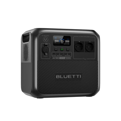 BLUETTI AC180 Estación de Energía Portátil 1800W 1152Wh | Recarga Rápida y Uso Outdoor