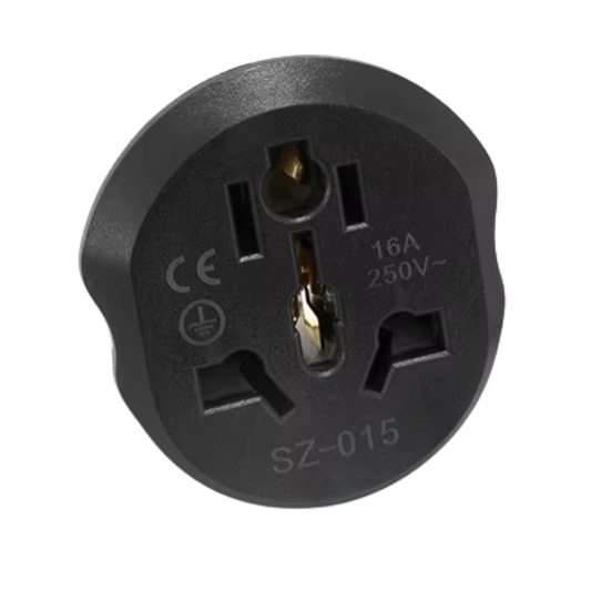 Adaptador Universal a Enchufe Europeo (EU Plug) 250V 16A – Alta Calidad | Para Viajes y Uso Diario