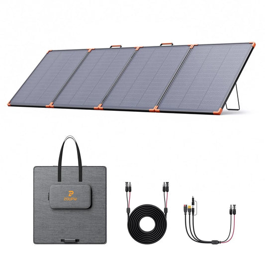 ZOUPW 300W | Panel Solar Portátil Plegable N-Type 16BB ETFE