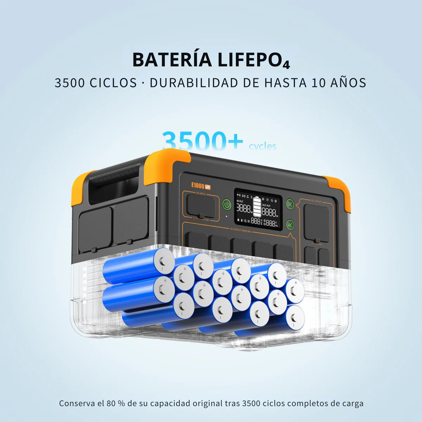 [Disponible en Julio] PECRON E1000LFP | Estación de Energía Portátil 1800W 1024Wh