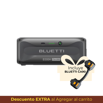 BLUETTI B300K Batería de Expansión 2764Wh LiFePO₄ | Compatible con APEX 300 | Energía de Respaldo