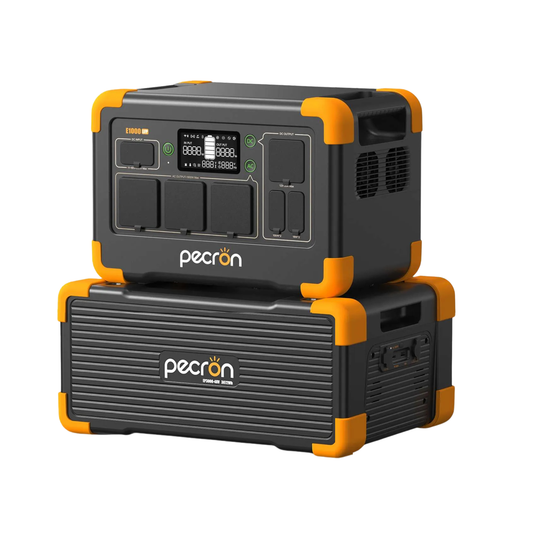 PECRON E1000LFP + EP3000-48V | Sistema de Energía Portátil Modular 1800W 4096Wh | Carga Solar 1000W