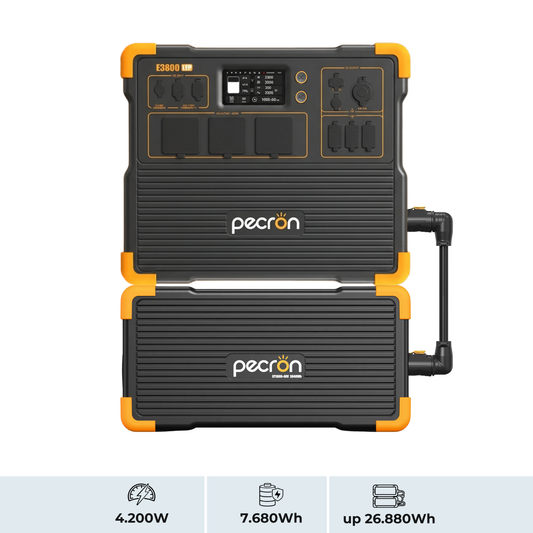 PECRON E3800LFP + EP3800-48V | Sistema de Energía Modular 4200W 7680Wh