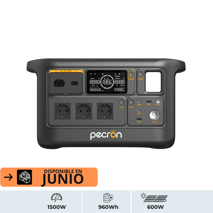 [Disponible en Junio] PECRON F1000LFP | Estación de Energía Portátil 1500W 960Wh