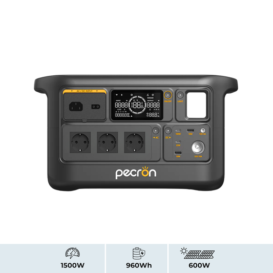 [Disponible en Junio] PECRON F1000LFP | Estación de Energía Portátil 1500W 960Wh