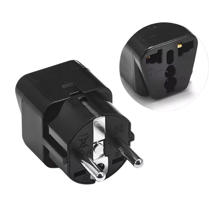 Adaptador Universal a Enchufe Europeo (EU Plug) 250V 6A