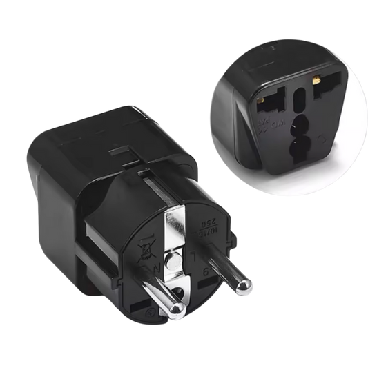 Adaptador Universal a Enchufe Europeo (EU Plug) 250V 6A