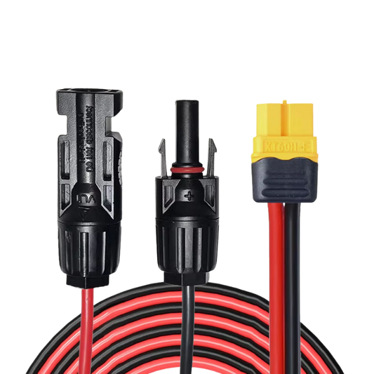 Adaptador Solar MC4 a XT60 (0,6 m) | Cable de Conexión para Estaciones de Energía y Paneles Solares