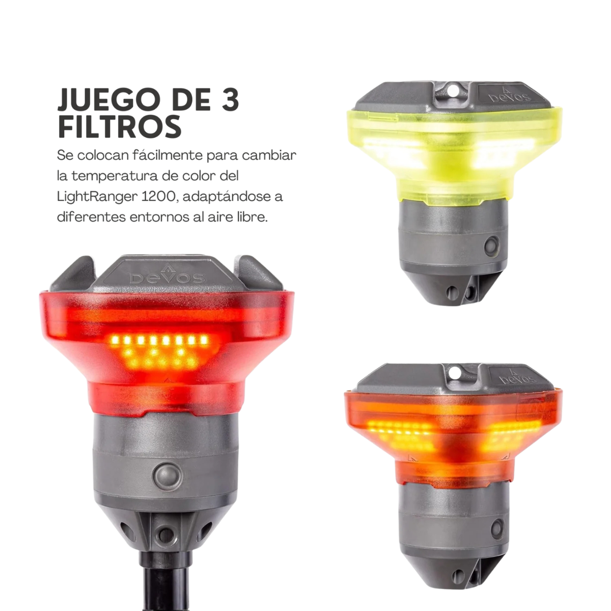Devos Outdoor Kit de Filtros de Color LightRanger 1200