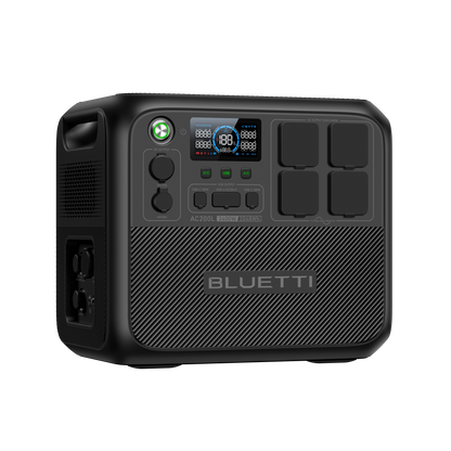 BLUETTI AC200L Estación de Energía Portátil 2400W 2048Wh | Energía de Respaldo para el Hogar