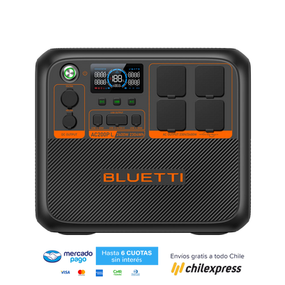 BLUETTI AC200P L Estación de energía expandible | 2.400W 2.304Wh