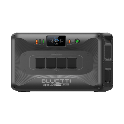 BLUETTI Apex 300 Estación de Energía Portátil para el Hogar 3840W 2764Wh | Voltaje Dual 120/240V, Cortes de Luz y Backup Solar