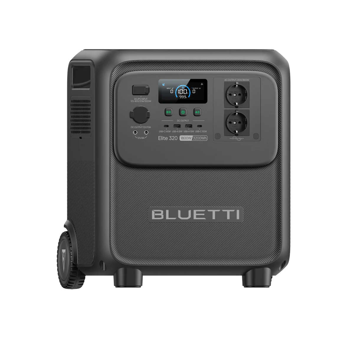 Nuevo BLUETTI Elite 320 Estación de Energía Portátil 1800W 3200Wh | Respaldo para Hogar, Motorhome, Camping y Backup Solar
