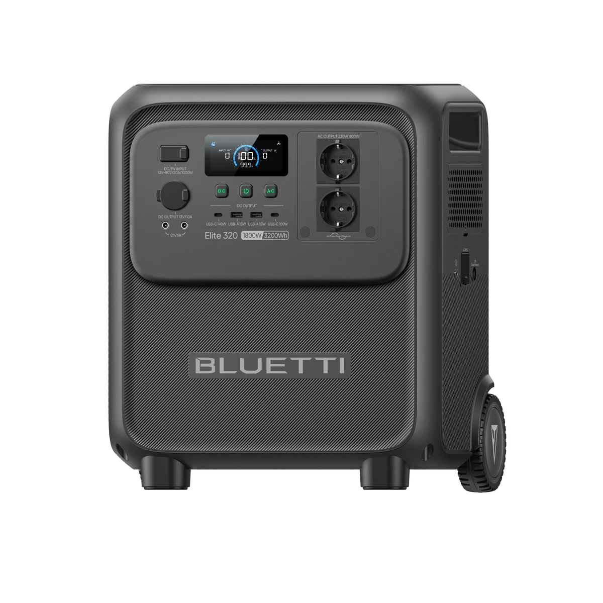 Nuevo BLUETTI Elite 320 Estación de Energía Portátil 1800W 3200Wh | Respaldo para Hogar, Motorhome, Camping y Backup Solar