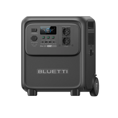 Nuevo BLUETTI Elite 320 Estación de Energía Portátil 1800W 3200Wh | Respaldo para Hogar, Motorhome, Camping y Backup Solar