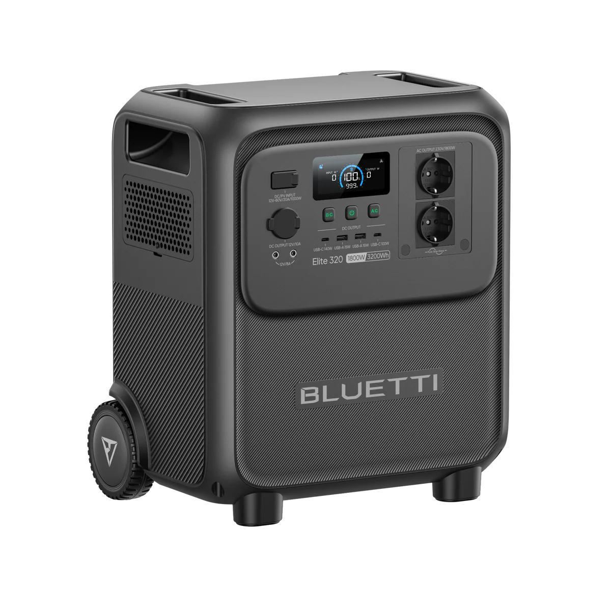 Nuevo BLUETTI Elite 320 Estación de Energía Portátil 1800W 3200Wh | Respaldo para Hogar, Motorhome, Camping y Backup Solar