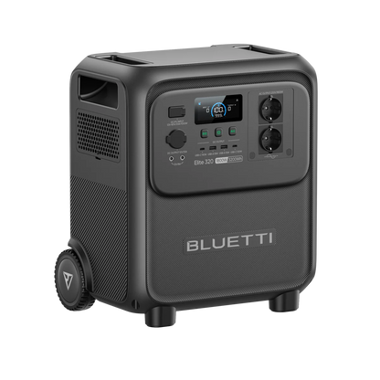 Nuevo BLUETTI Elite 320 Estación de Energía Portátil 1800W 3200Wh | Respaldo para Hogar, Motorhome, Camping y Backup Solar