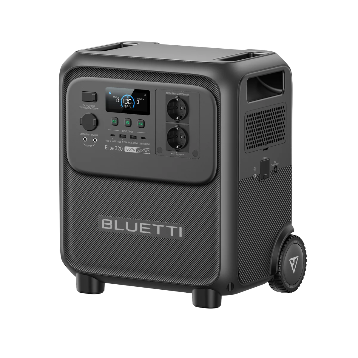 Nuevo BLUETTI Elite 320 Estación de Energía Portátil 1800W 3200Wh | Respaldo para Hogar, Motorhome, Camping y Backup Solar