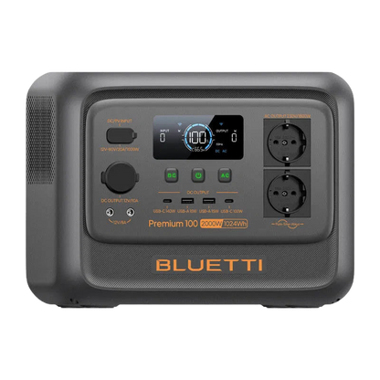 BLUETTI Premium 100 V2 Estación de Energía Portátil 2.000W 1.024Wh | Alta Potencia, Compacta y Liviana