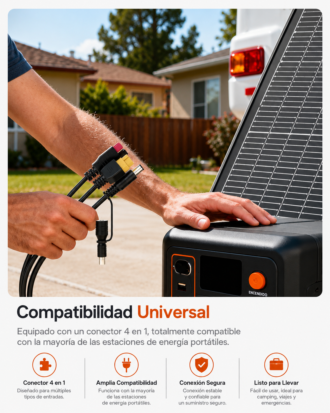 ZOUPW 230W | Panel Solar Portátil Plegable Bifacial N-Type