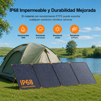 ZOUPW 350W | Panel Solar Portátil Plegable N-Type 16BB ETFE