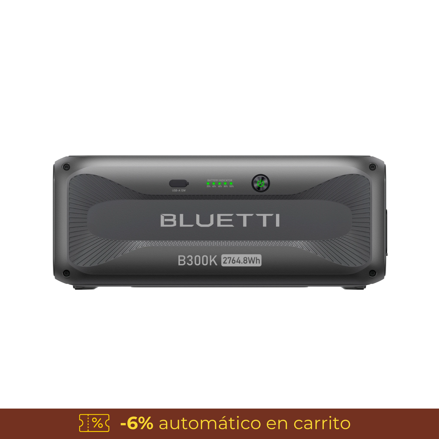 BLUETTI B300K Batería de Expansión 2764Wh LiFePO₄ | Compatible con APEX 300 | Energía de Respaldo