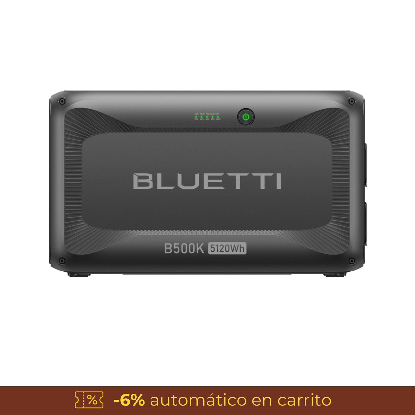 BLUETTI B500K Batería de Expansión 5120Wh LiFePO₄ | Compatible con APEX 300 | Energía de Respaldo