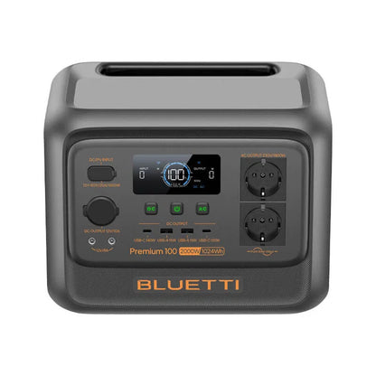 BLUETTI Premium 100 V2 Estación de Energía Portátil 2.000W 1.024Wh | Alta Potencia, Compacta y Liviana