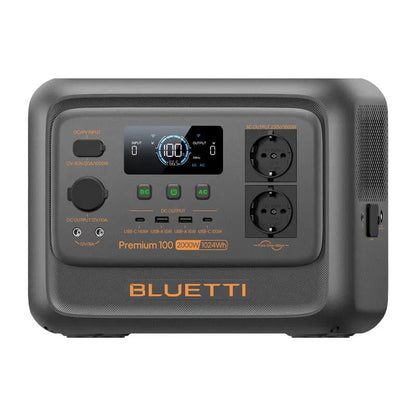 BLUETTI Premium 100 V2 Estación de Energía Portátil 2.000W 1.024Wh | Alta Potencia, Compacta y Liviana
