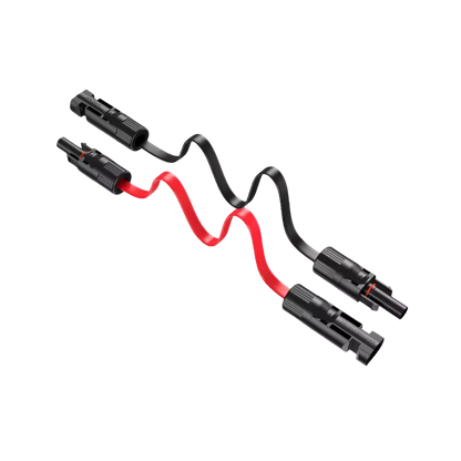 Cable Solar Plano 12AWG para paso por Ventana o Puerta 65 cm