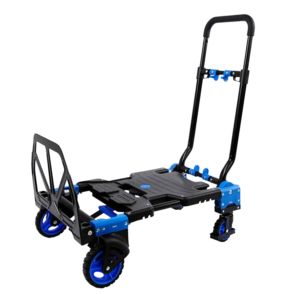 Carrito de Transporte 2-en-1 Convertible | Capacidad 70–137 kg | Ideal para Estaciones de Energía y Módulos de Expansión