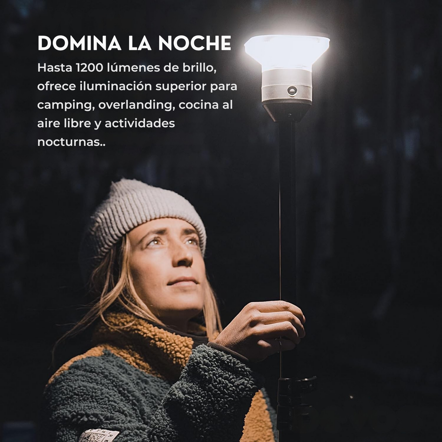 [PREVENTA] Devos LightRanger 1200 | Iluminación portátil telescópica para camping, emergencia y exteriores